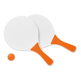 Match mini strandtennisspel - MDF - gekleurd handvat