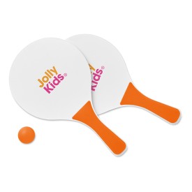 Match mini strandtennisspel - MDF - gekleurd handvat