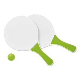 Match mini strandtennisspel - MDF - gekleurd handvat