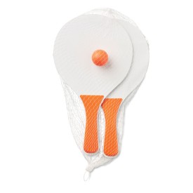 Match mini strandtennisspel - MDF - gekleurd handvat