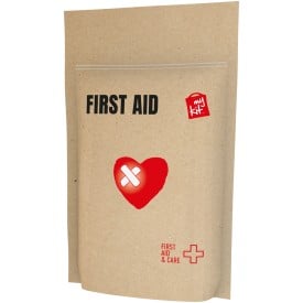 MiniKit EHBO-set - gerecycled kraft papier - 7-delig