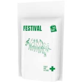Minikit festival set met papieren stazak-Wit