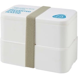 MIYO POP dubbellaagse lunchtrommel van 700+700 ml-Wit