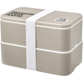 MIYO POP dubbellaagse lunchtrommel van 700+700 ml-Zandsteen