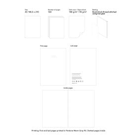 Mishmash notitieboekje - A5 - papier - 80 vellen