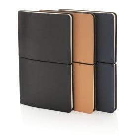Notitieboek - A5 - PU - 96 vellen - gelinieerd - softcover