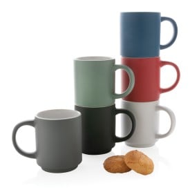 Mok 180ml - keramiek - stapelbaar - gekleurd