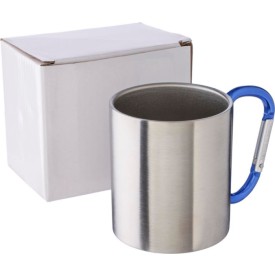 Mok 200 ml - RVS - 200ml - karabijnhaak