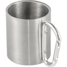 Mok 200 ml - RVS - 200ml - karabijnhaak