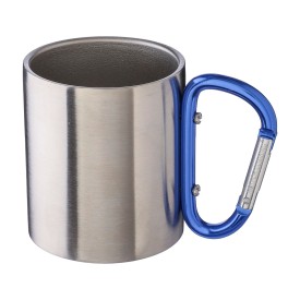 Mok 200 ml - RVS - 200ml - karabijnhaak