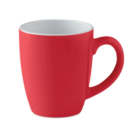 Keramische mok bedrukking binnenin-Rood