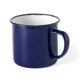 Wilem mok 380ml - metaal - gekleurd