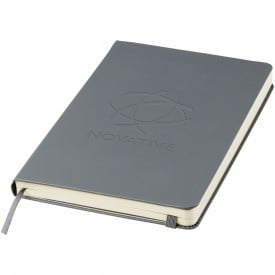 Moleskine Classic Hard Cover Large gelinieerd-Slate grey