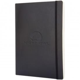Moleskine Classic notitieboek - XL - kunstleer - 96 vellen - gelinieerd - ronde hoeken, bladwijzer en elastieksluiting - softcover