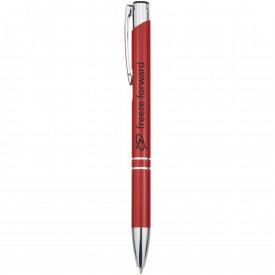 Moneta aluminium balpen-Rood