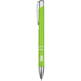 Moneta balpen van gerecycled aluminium (blauwe inkt)-Lime