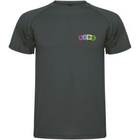 Montecarlo sportshirt met korte mouwen voor kinderen-Dark lead
