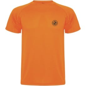 Montecarlo sportshirt met korte mouwen voor kinderen-Fluor orange
