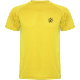 Montecarlo sportshirt met korte mouwen voor kinderen-Geel