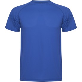 Montecarlo sportshirt met korte mouwen voor kinderen-Koningsblauw