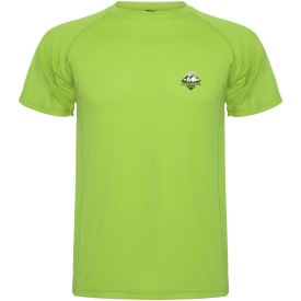 Montecarlo sportshirt met korte mouwen voor kinderen-Lime