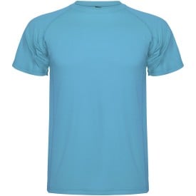 Montecarlo sportshirt met korte mouwen voor kinderen-Turquoise