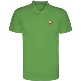Monzha sportpolo met korte mouwen voor kinderen-Green fern