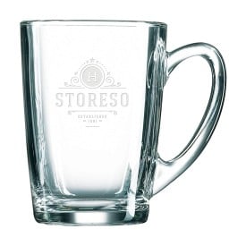 Morning theeglas 320ml - transparant