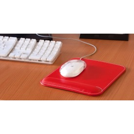 Gong Muispad - PU - 22.5x18.5cm - gewatteerde polssteun - anti-slip