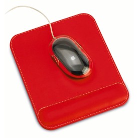 Gong Muispad - PU - 22.5x18.5cm - gewatteerde polssteun - anti-slip