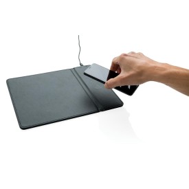 XD Collection Muismat met 5W draadloze oplader - PU - 30x0.7x22cm