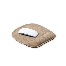 Kaishen muismat - kurk - 20x22.3cm - gewatteerd polssteun - anti-slip