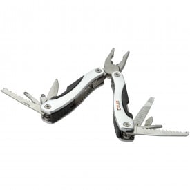 Casper multifunctionele gereedschapsset - aluminium - 11 functies - met hoesje
