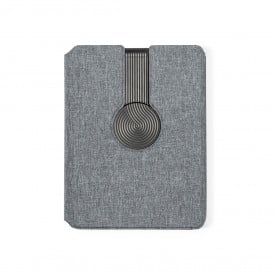 Morrison notitieblok - A5 - 64 vellen - gerecycled plastic kaft - inclusief 10W draadloze oplader