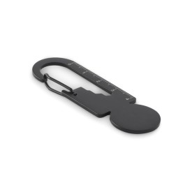 Multifunctionele sleutelhanger-Zwart