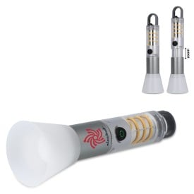 Multifunctionele zaklamp - gerecycled aluminium - 400 lm - zoomfunctie