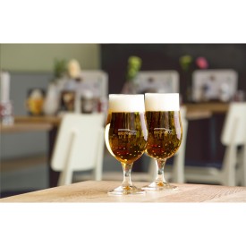 Munich bierglas 370ml - bolle kelk - taps toelopende rand