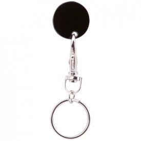 Munt-sleutelhanger euromarket-Zwart