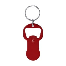 Munt-Sleutelhanger Opener Belarox-Rood