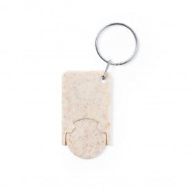 Munt-Sleutelhanger Prook-Naturel