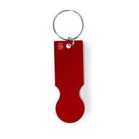 Munt-Sleutelhanger Talgun-Rood