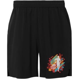Murray unisex sportshort-Zwart