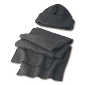 Russo winterset - polyester - fleece sjaal en fleece muts
