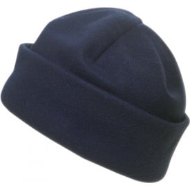 Muts van fleece-Blauw-Zonder opdruk