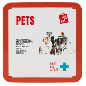 MyKit tinnen EHBO set voor huisdieren-Rood