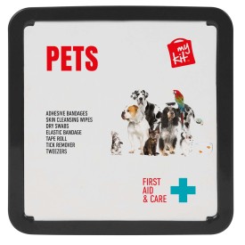 MyKit tinnen EHBO set voor huisdieren-Zwart