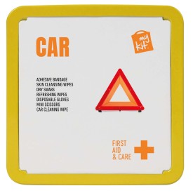 MyKit tinnen EHBO set voor in de auto-Geel