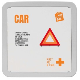 MyKit tinnen EHBO set voor in de auto-Wit