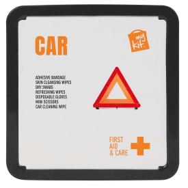 MyKit tinnen EHBO set voor in de auto-Zwart
