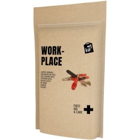 MyKit werkplek EHBO-set - gerecycled kraft papier - 26-delig